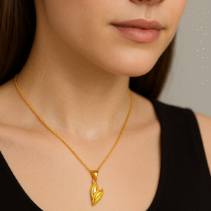 SET COLLAR Y ARETES "Brotes de Luz"