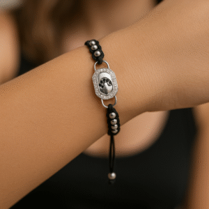PULSERA PLATA "Luna de Amparo"