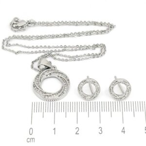 SET COLLAR Y ARETES "Círculo Íntegro"